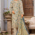 Eid Ke Rang By Bin Saeed Stitched 3 Piece Chikankari Lawn Collection'2025-SM-1773-Skin