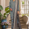 Eid Ki Khushiyan by Bin Saeed Stitched 3 Piece Luxury Self & Stripe Collection'2025-SM-1852