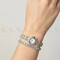 Zeesy Elegant Cluster Bracelet Watch