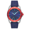 EMPORIO ARMANI Sigma Blue Silicone Strap Blue Dial Quartz Watch for Gents - EMPORIO ARMANI AR 11217