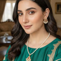 Zeesy Estuary Petite Floral Necklace Set