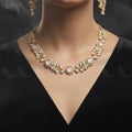 Zeesy Exquisite Floral Necklace Set