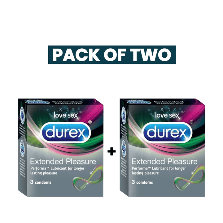 Bundle - Durex - Pack Of Two Extended Pleasure Condom - My Store