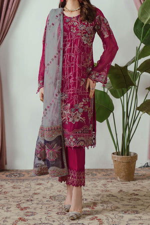 Ramsha Unstitched 3 Piece Chiffon Vol-25 Collection'2024-F-2506