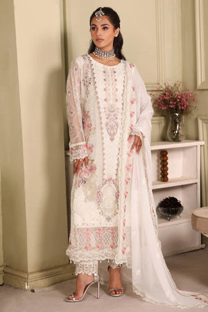 Ramsha Unstitched 3 Piece Luxury Chiffon Vol-27 Collection'2025-F-2706