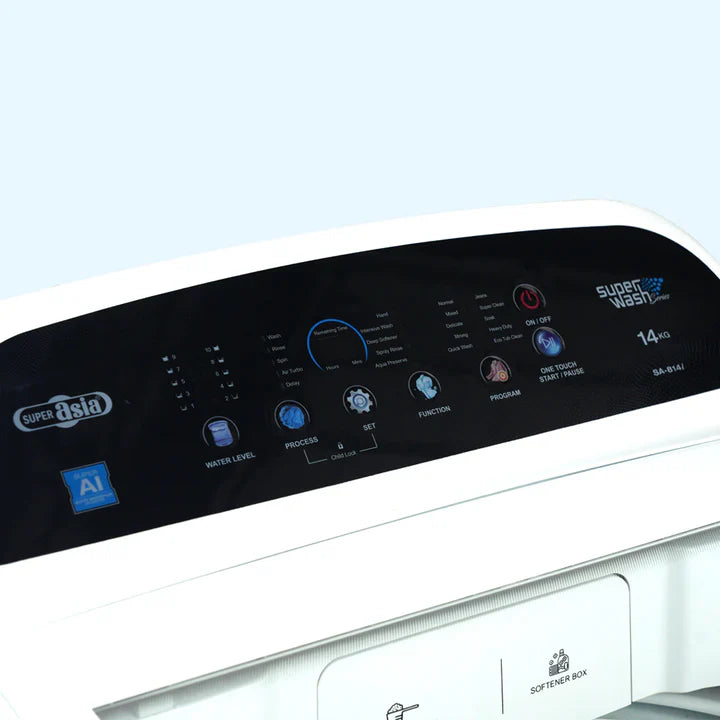 Super Asia SA-814i Auto Inverter - Washing Capacity: 14KG - My Store