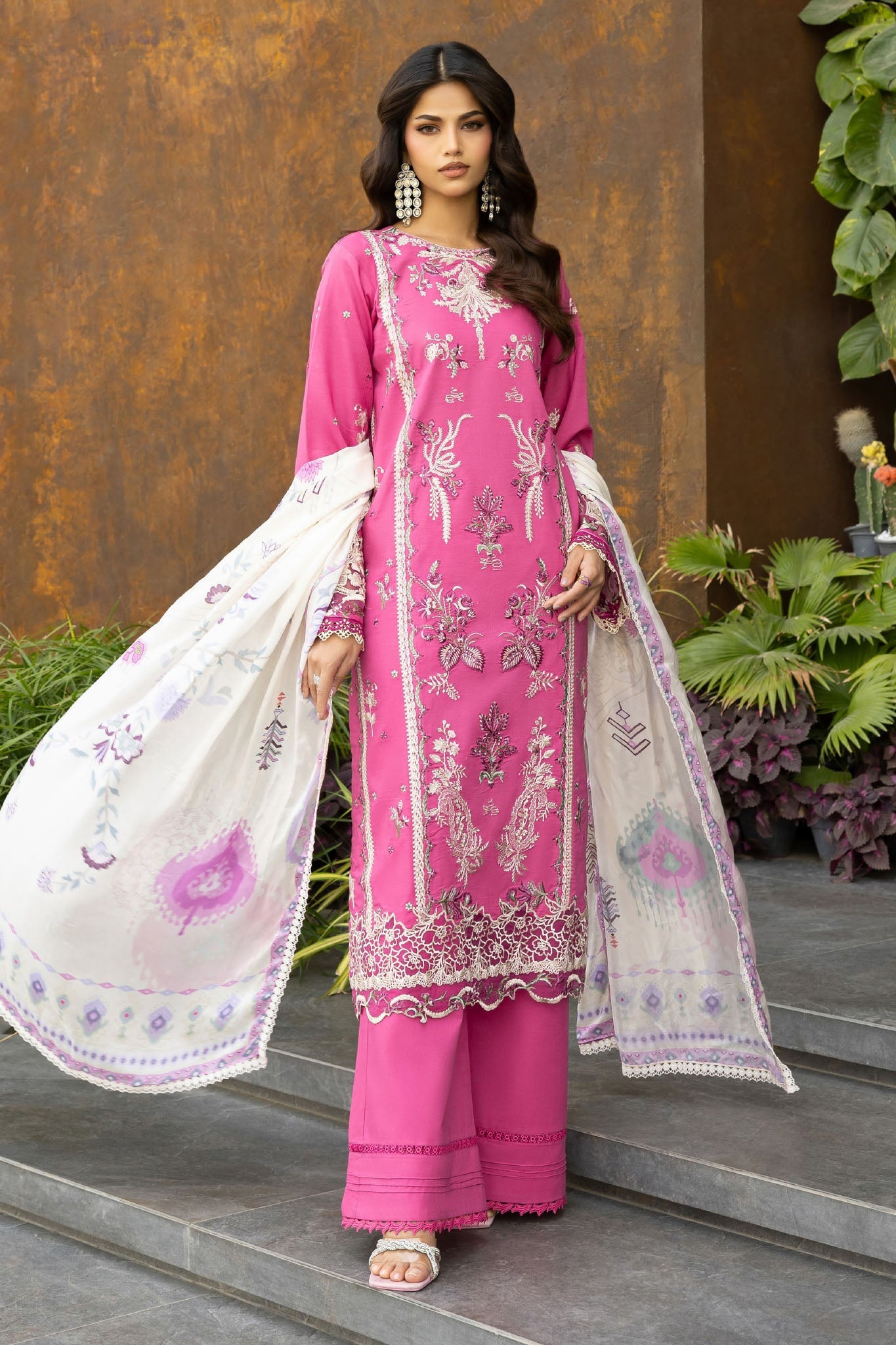 Florent Unstitched 3 Piece Lawn Eid Collection'2025-FEF-03-A