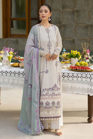 Florent Unstitched 3 Piece Lawn Eid Collection'2025-FEF-08-B