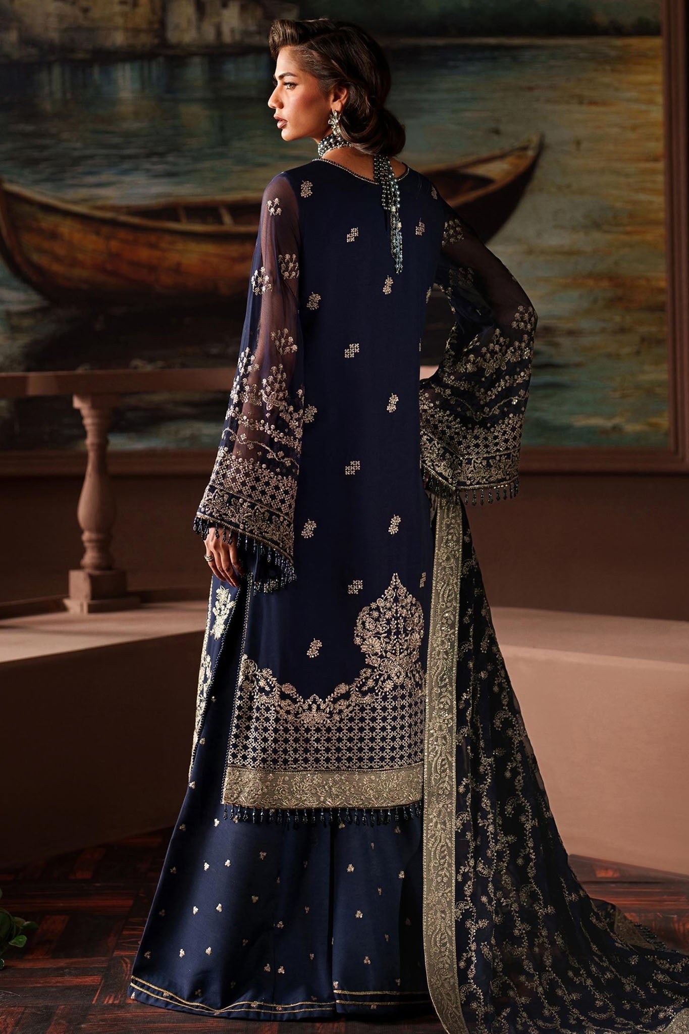 Zarif Unstitched 3 Piece Premium Chiffon Collection'2025-ZRF-PRC-06 FELICIA