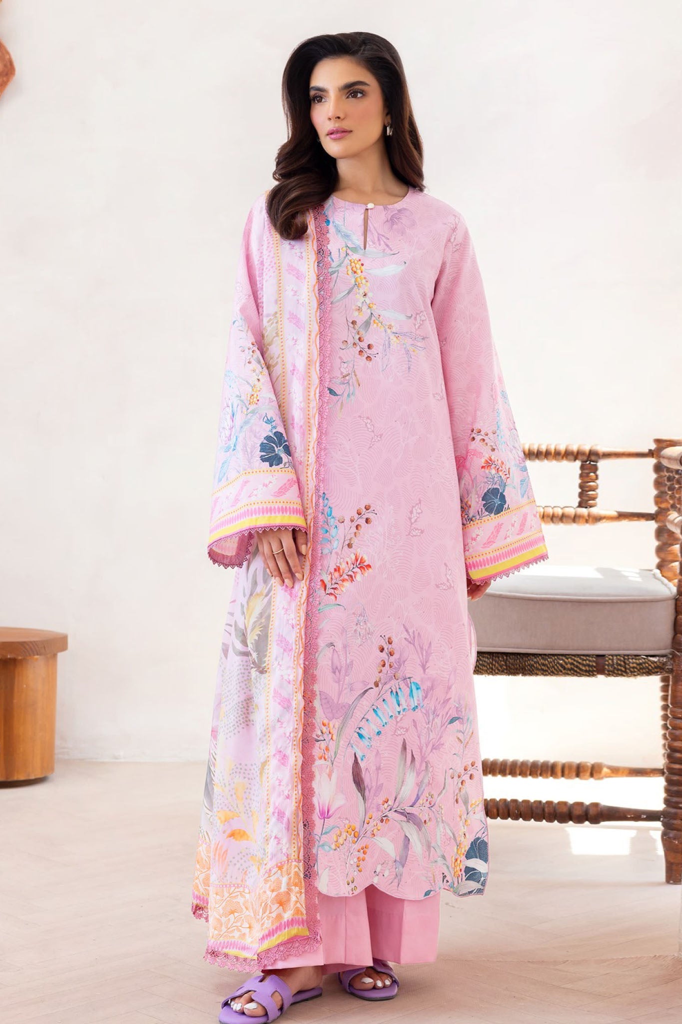 Florent Unstitched 3 Piece Luxury Prints Collection'2025-FL-07-B