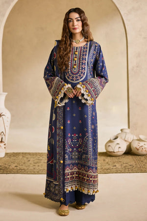 Zync One Nation By Florent Unstitched 3 Piece Winter Vol-01 Collection'2025-FL-01-A