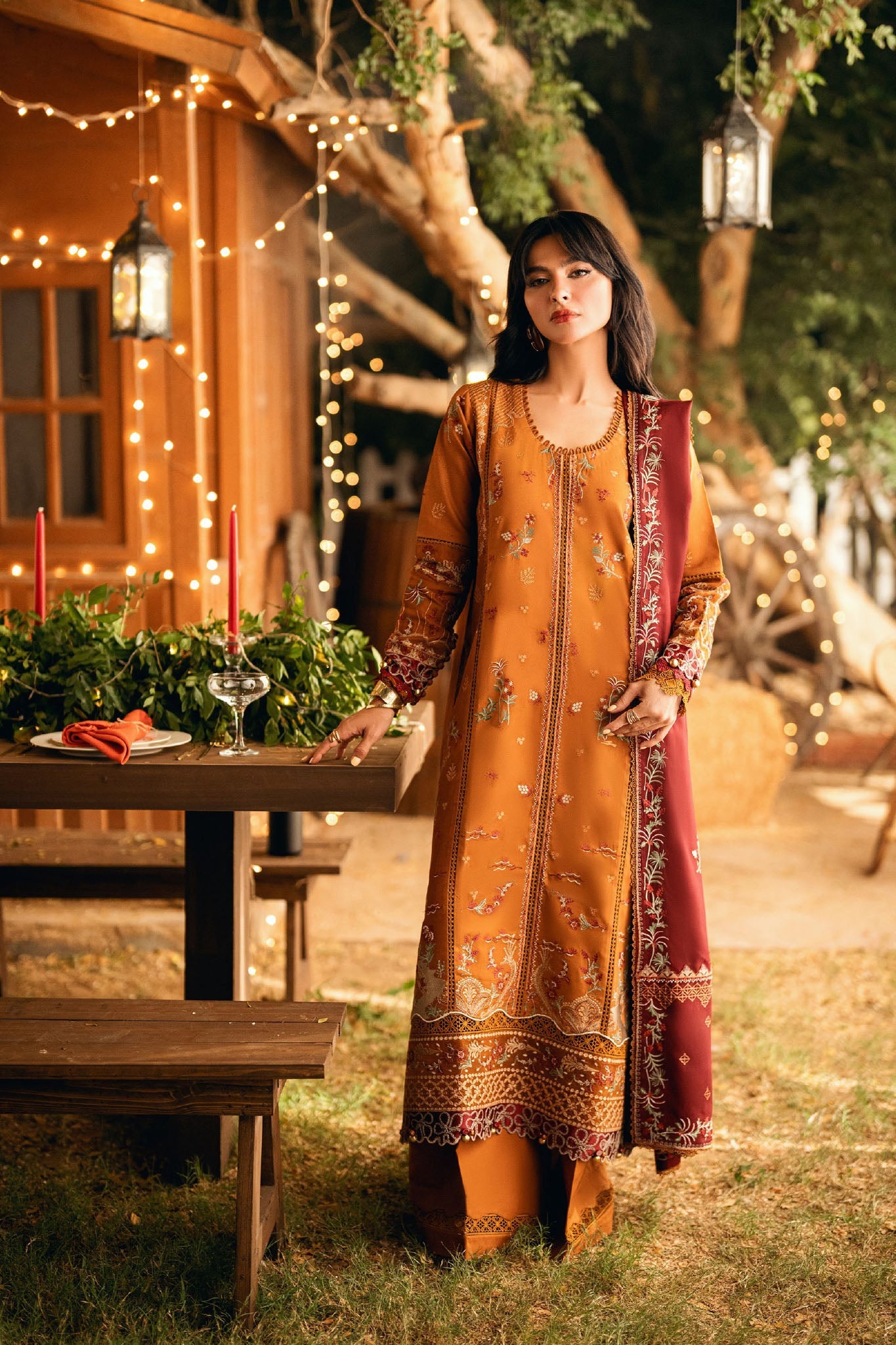 Serenity By Florent Unstitched 3 Piece Winter Suit-FL-1B