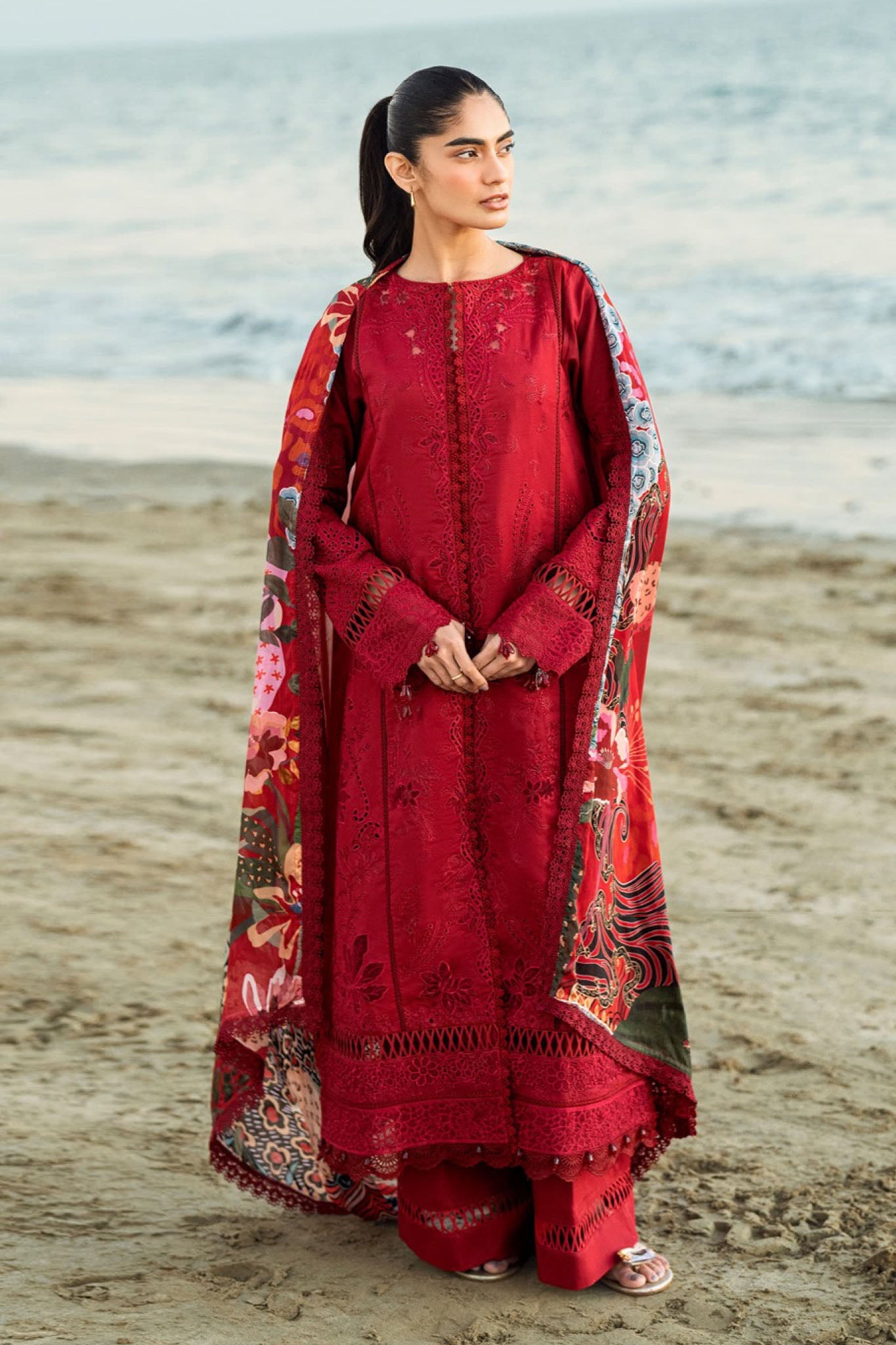 Florent Unstitched 3 Piece Luxury Lawn Eid Edit Suit-FL-03-A