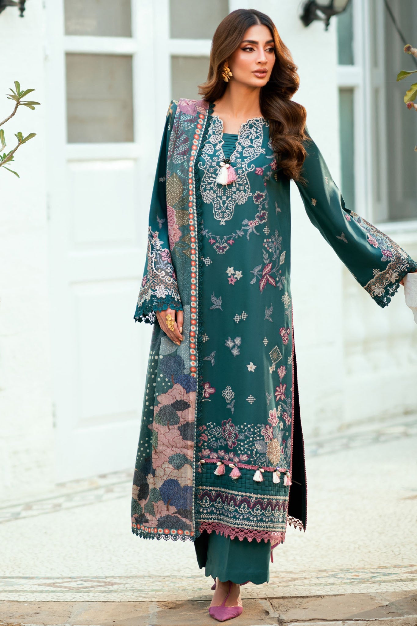 Serenity By Florent Unstitched 3 Piece Winter Collection'2025-FL-4A