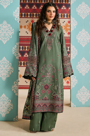 Zync One Nation By Florent Unstitched 3 Piece Winter Vol-01 Collection'2025-FL-06-B