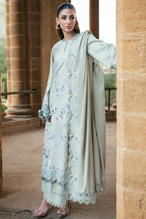 Shades of Winter By Florent Unstitched 3 Piece Marina Twill Collection'2025-FL-8A