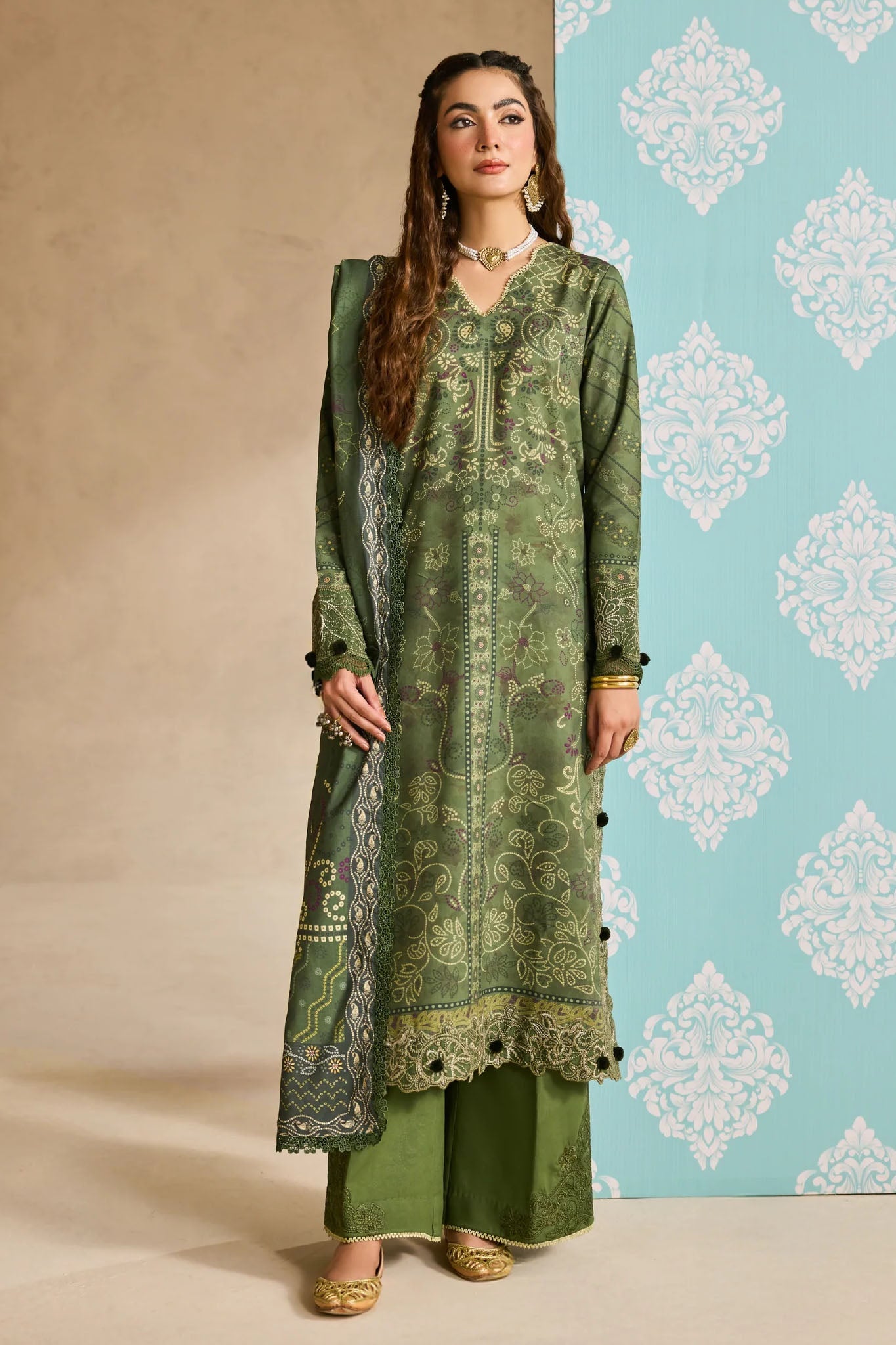 Zync One Nation By Florent Unstitched 3 Piece Winter Vol-01 Collection'2025-FL-08-A