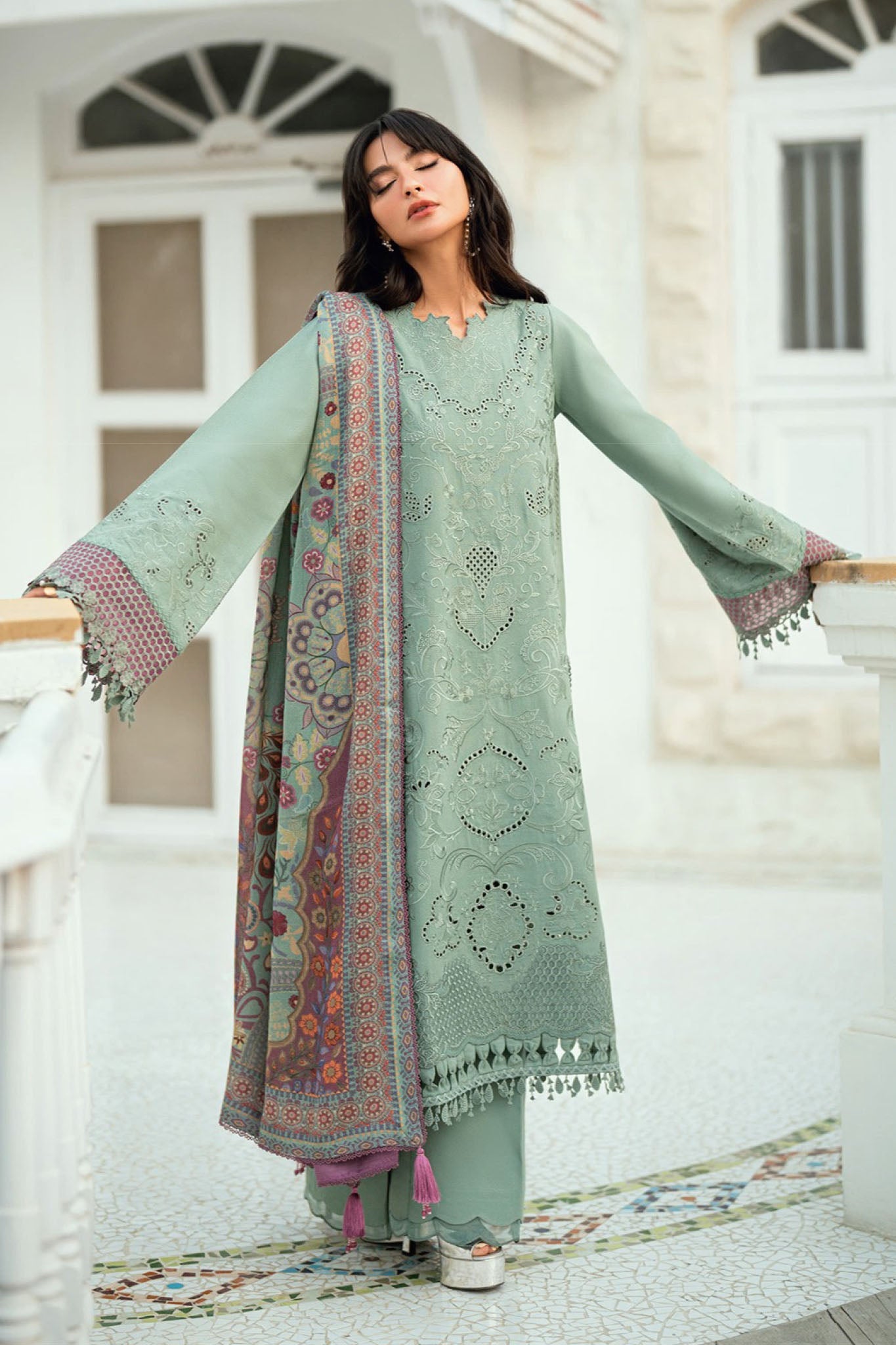 Serenity By Florent Unstitched 3 Piece Winter Collection'2025-FL-8A