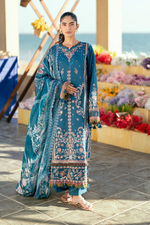 Florent Unstitched 3 Piece Luxury Lawn Eid Edit Collection'2025-FL-08-B