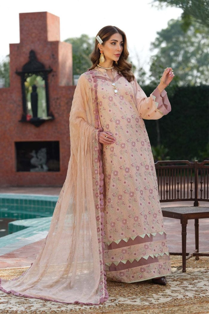 Vintage By LALA Textiles Embroidered Swiss Voile Unstitched 3 Piece (FLORA)