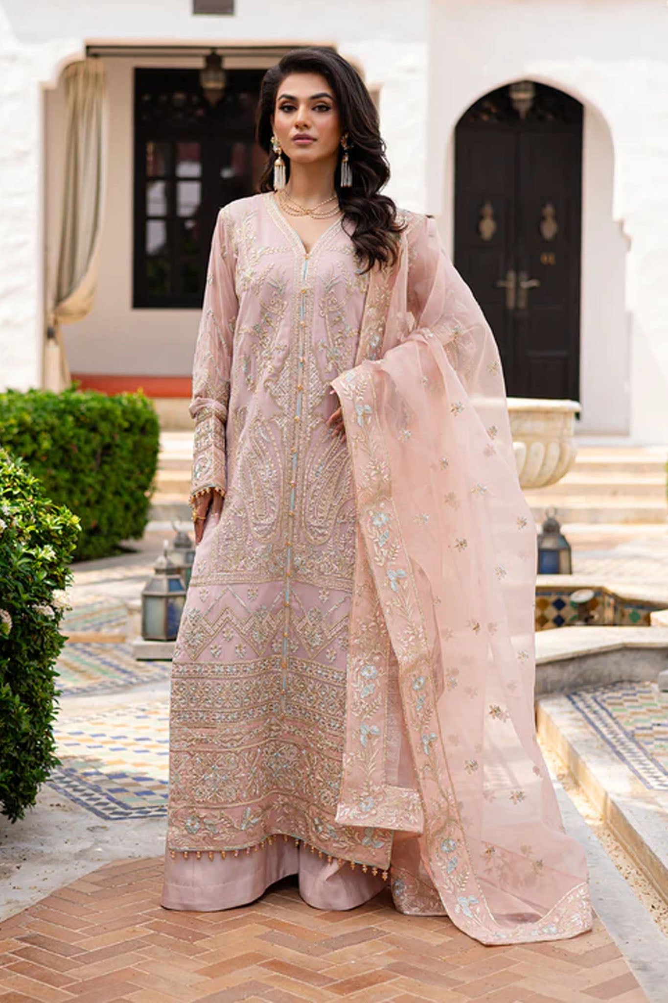 Noir by Freesia Unstitched 3 Piece Formals Collection'2025-FS-50089-Indah