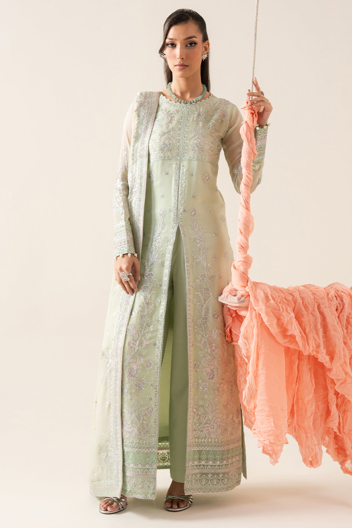 Zaib by Freesia Unstitched 3 Piece Chiffon Collection'2025-FS-50130-Polina