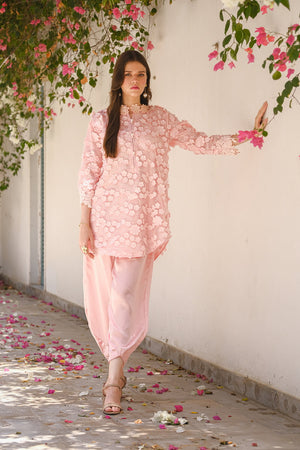 Sprinkles Stitched 2 Piece Formals Luxury Festive Women Collection'2025-Garden Grace 3D Flower - 2pcs