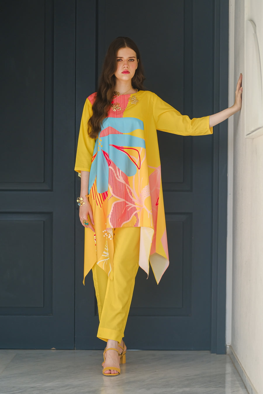 Sprinkles Stitched 2 Piece Summer Co Ords Women Collection'2025-Sundown