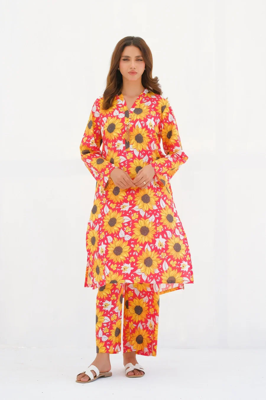 Dhaga Stitched 2 Piece Lawn Collection'2025-Matching separate 0032