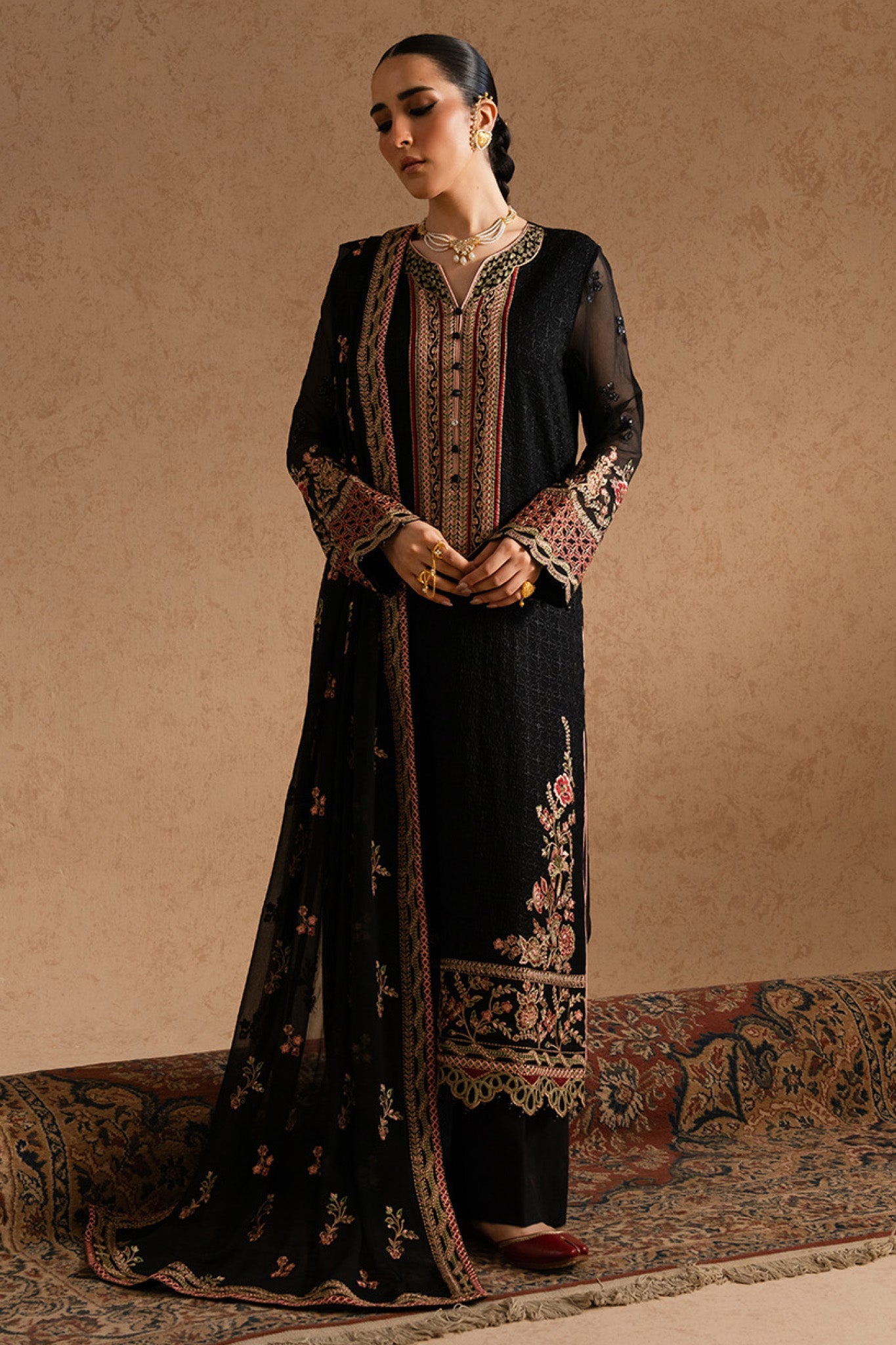 Imane by Freesia Unstitched 3 Piece Chiffon Collection'2025-FSU-5603-Zeynab