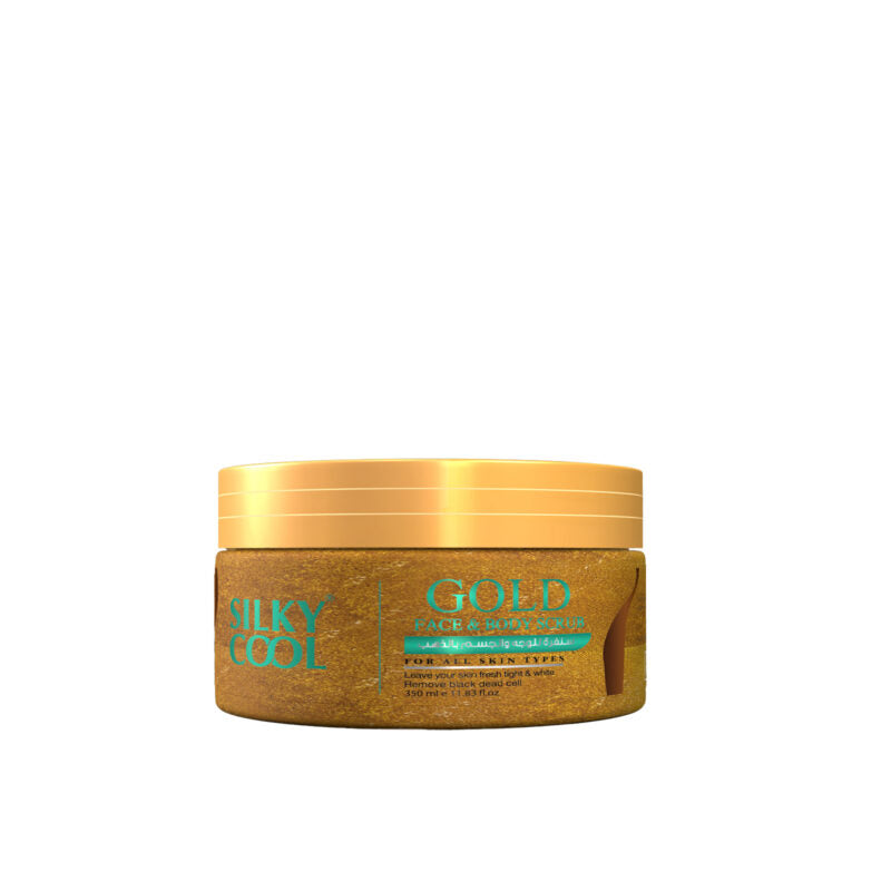 Silky Cool Gold Face & Body Scrub 200Ml