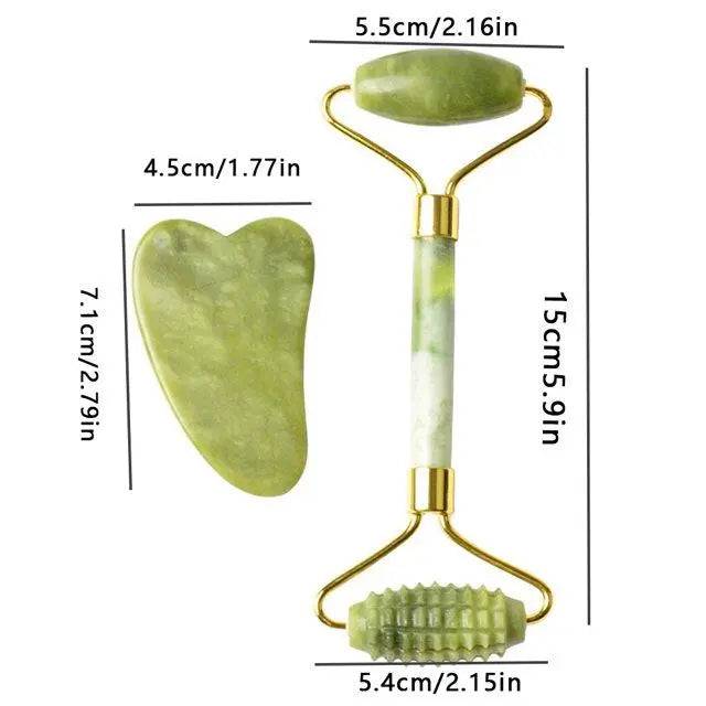 Facial Beauty - Derma Roller Stone Scraper Set - My Store