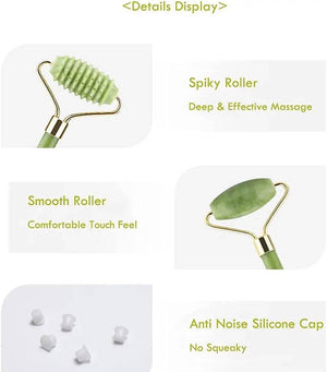 Facial Beauty - Jade + Spiky Roller - My Store