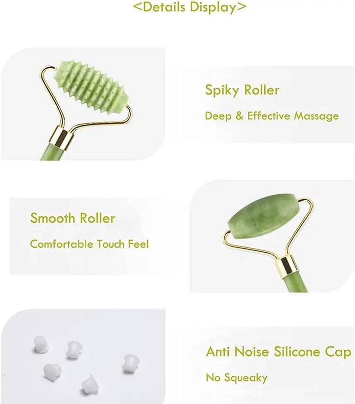 Facial Beauty - Jade + Spiky Roller - My Store