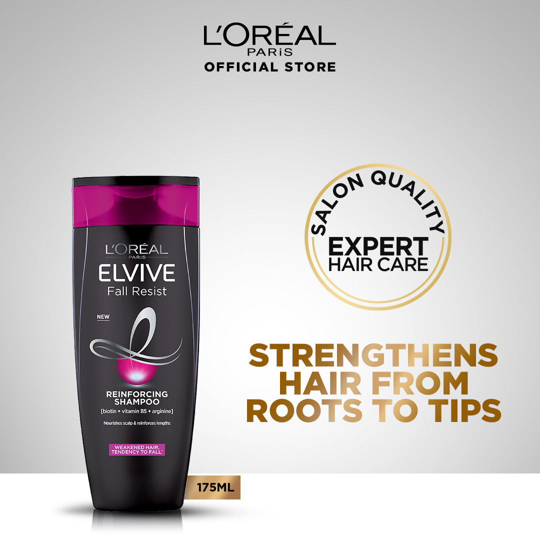 L'Oreal paris elvive fall resist shampoo 175 ml - for hairfall