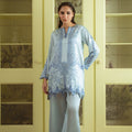Qariney Stitched 2 Piece Silk Collection-Jaleh
