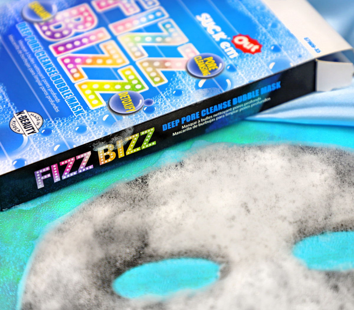 Rude Cosmetics - Fizz Bizz Cleanse Bubble Single Mask