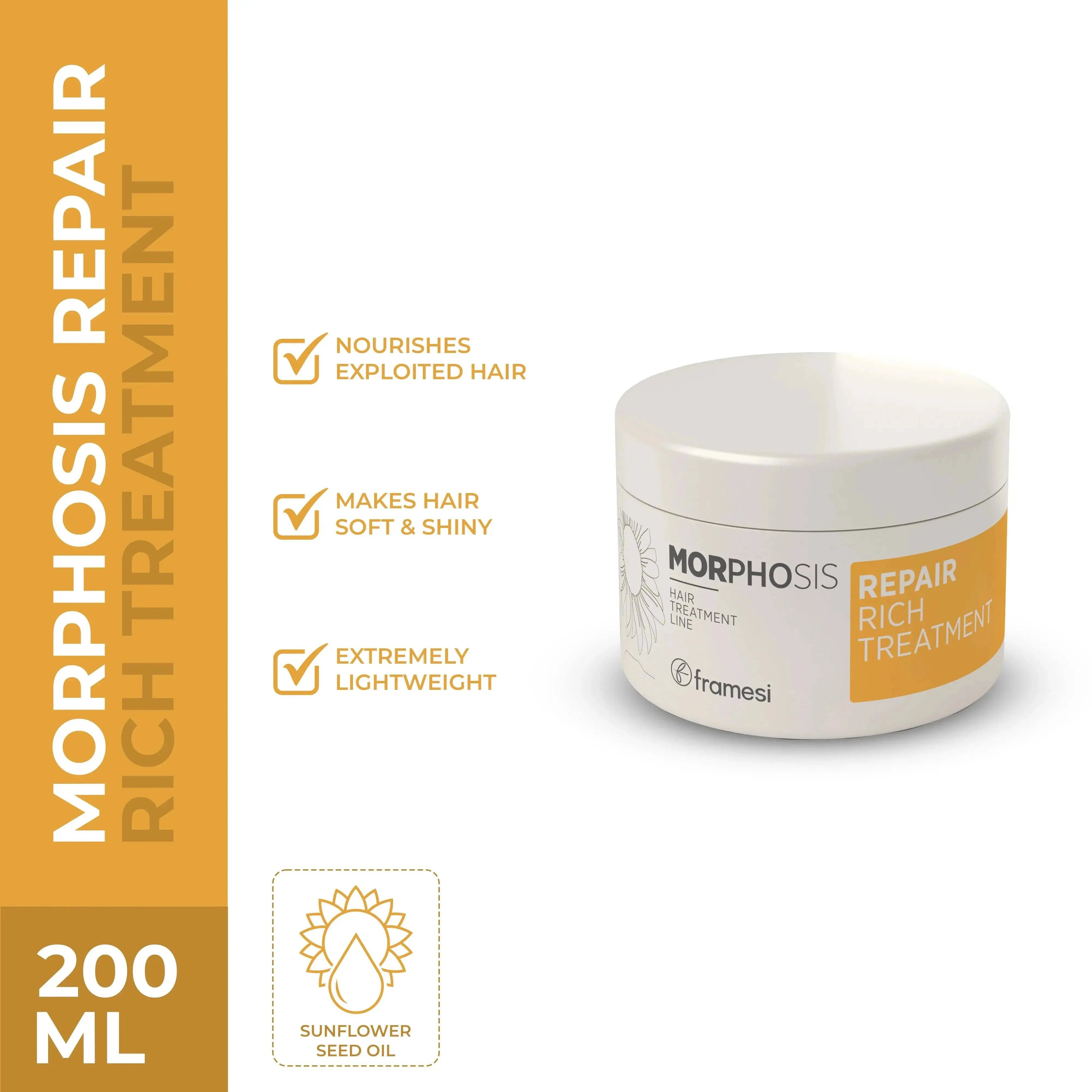 Framesi - Morphosis Repair Rich Treatment 200 Ml - My Store