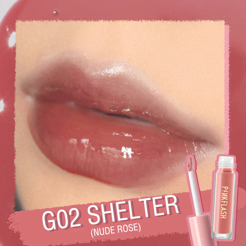PinkFlash - Lasting Glossy Lipgloss - G02