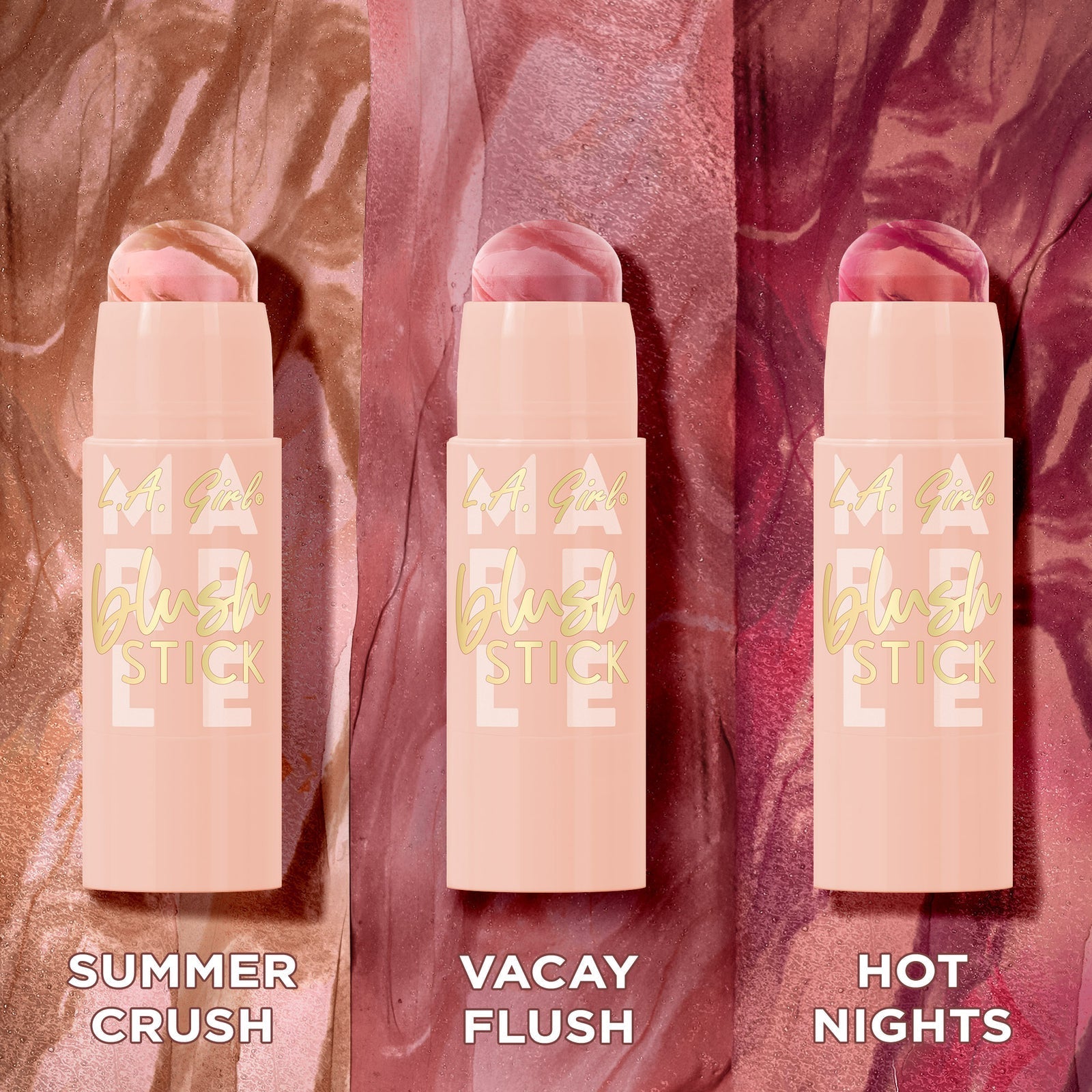 L.A Girl Sunset Daze Marble Cream Blush Stick
