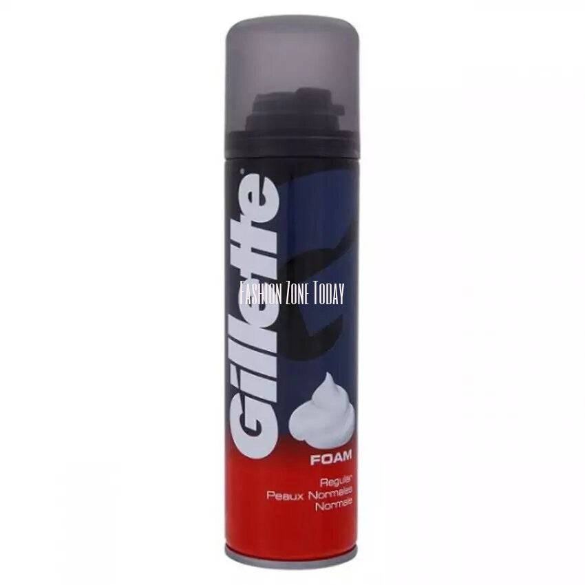 Gillette Shaving Foam Regular Uk 200Ml - My Store