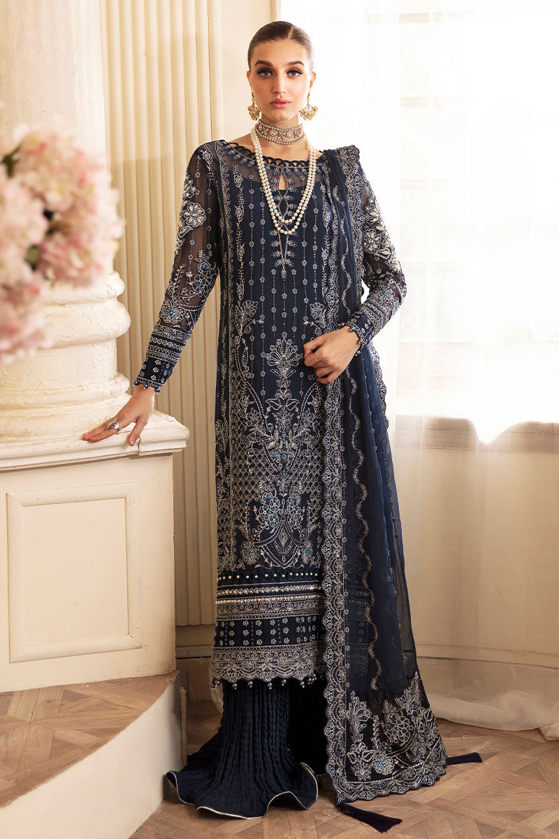 Gulaal Unstitched 3 Piece Emb Chiffon Suit-Evara-GL-EC-24V2-03