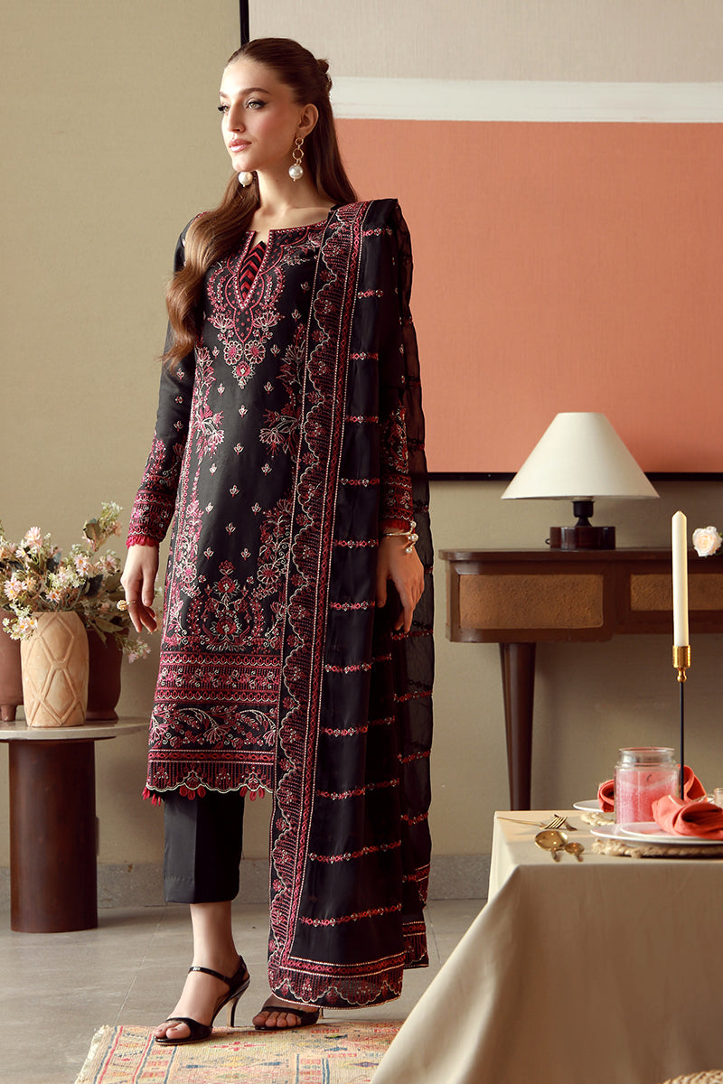 Gulaal Stitched 3 Piece Festive Lawn Suit-Faina