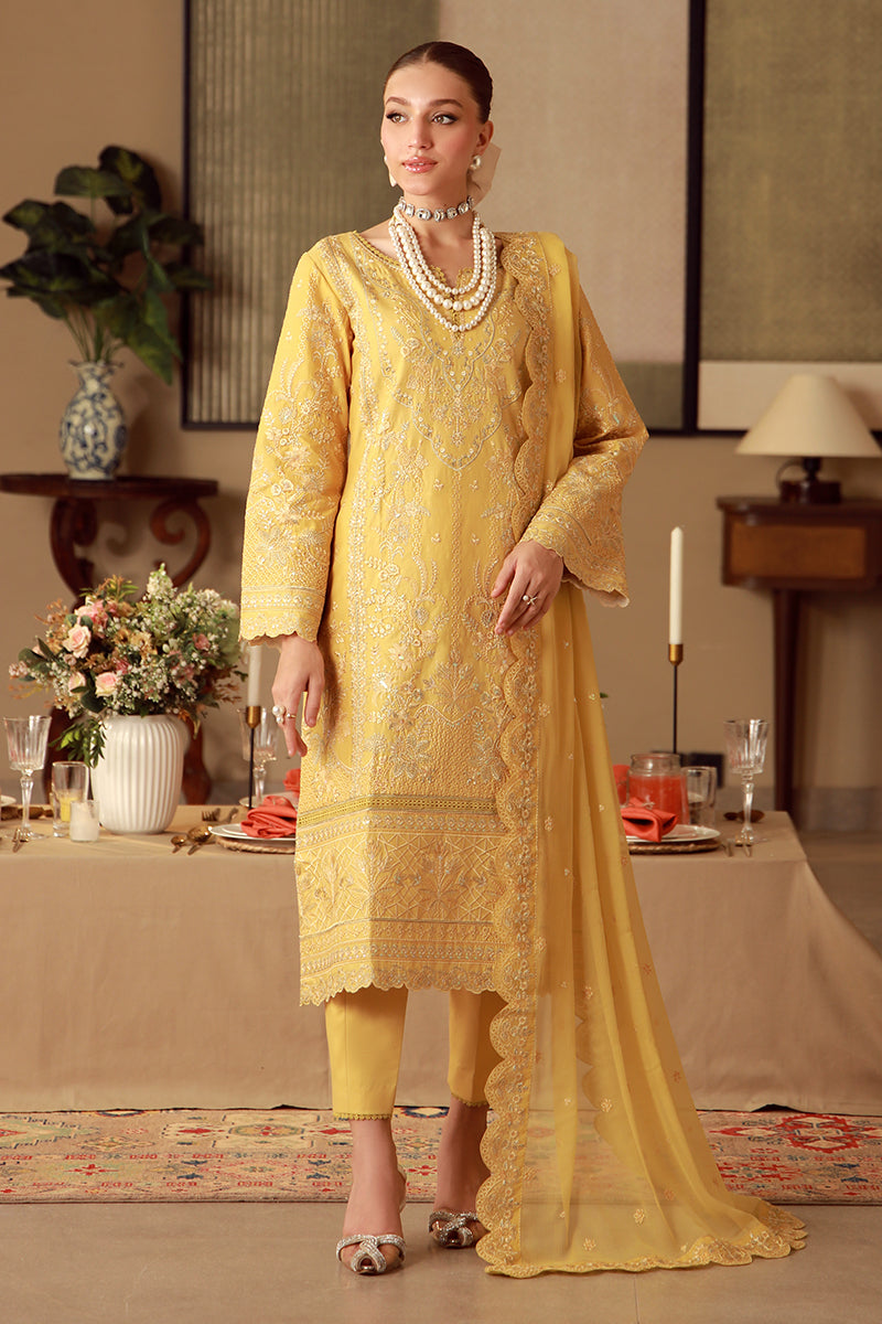 Gulaal Stitched 3 Piece Festive Lawn Suit-Ura