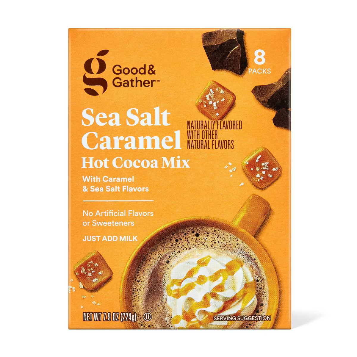 Good & Gather Sea Salt Caramel Hot Cocoa Mix 224g