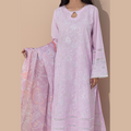 zellbury -Embroidered Shirt Shalwar Dupatta - Violet - Lawn Suit-0370