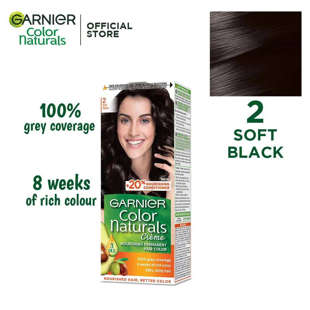 Garnier - Color Naturals Hair Colors - 2 Soft Black - My Store