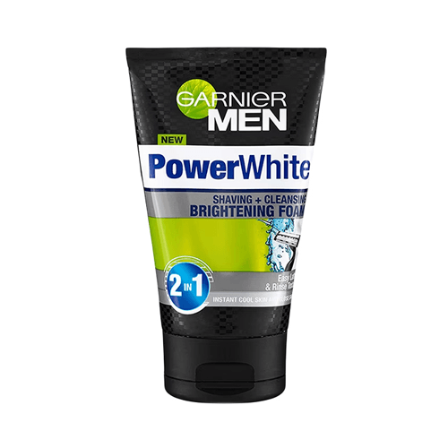 Garnier Men Power White 2-In-1 Fairness Facewash And Shaving Foam