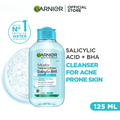 Garnier Salicylic + BHA Micellar Cleansing Water for Acne Prone Skin - 125Ml