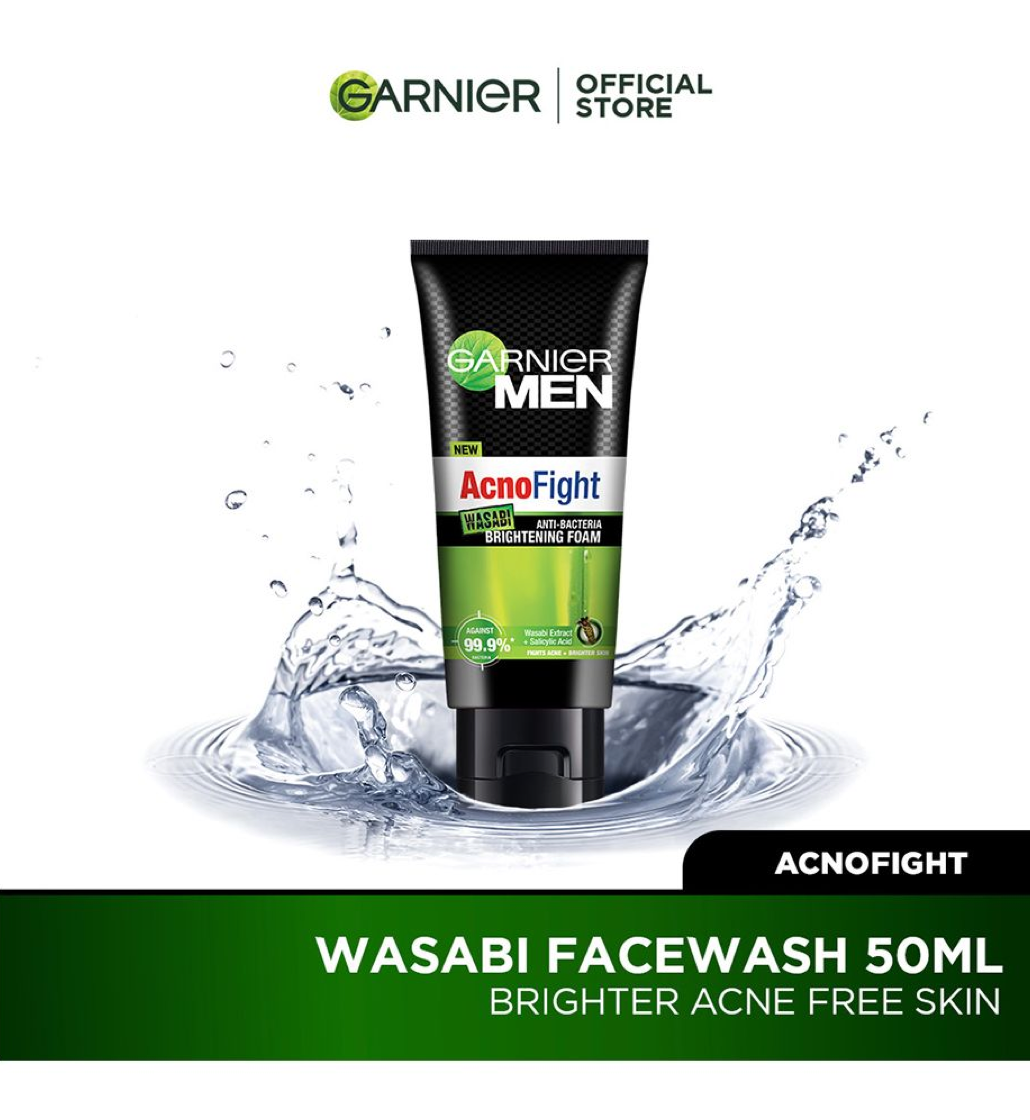 Garnier Men Acno Fight Wasabi Brightening Foam